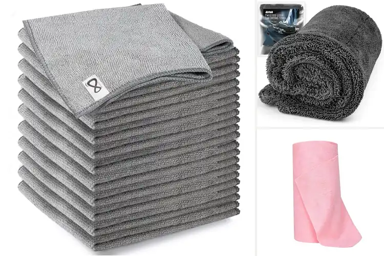 Detailed view of 4 Best 1200 Washes Reusable Rags for Effortless Cleaning
