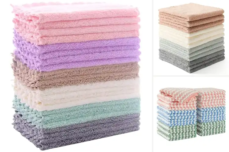 Detailed view of 10 Best Absorbent Cleaning Cloths for Kitchens