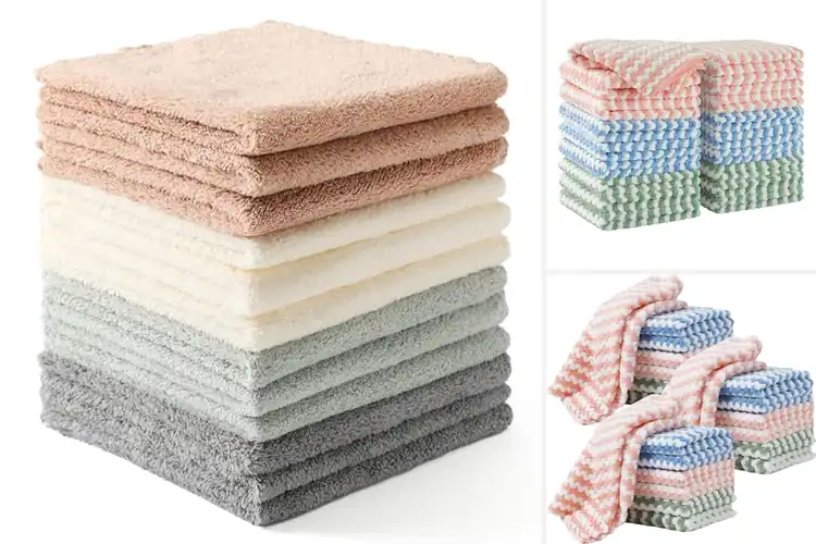 Detailed view of Best Absorbent Cleaning Rags for Kitchen