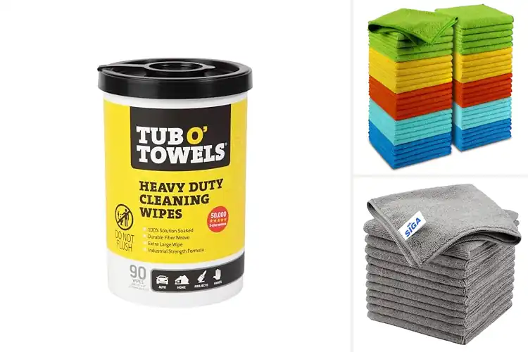 Detailed view of 10 Best All-Purpose Car Cleaning Towels For Surfaces Shine