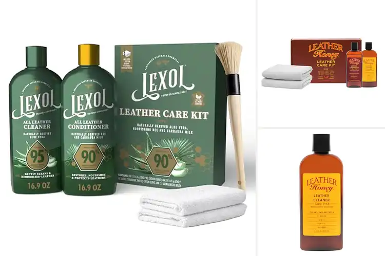 Detailed view of Best American-Made Leather Care Products