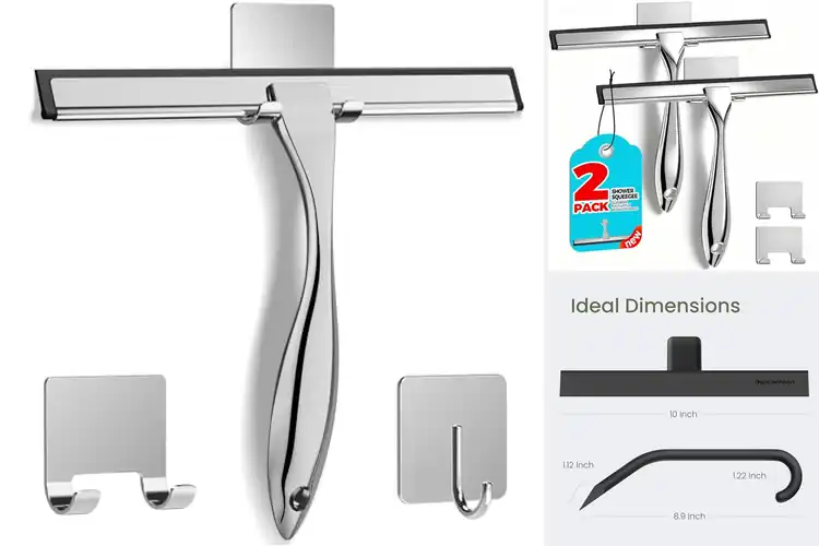 Detailed view of 10 Best Bathroom Squeegees: Shine On