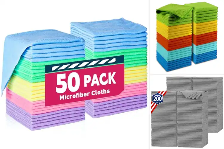 Detailed view of 10 Best Bulk Microfiber Cloth Packs: Top Choices