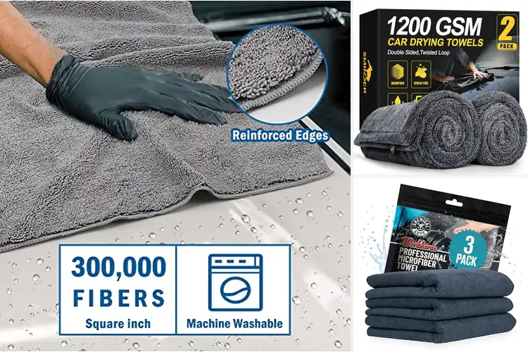 Detailed view of 10 Best Car Cleaning Towels For Drying: Achieve a Spotless Shine