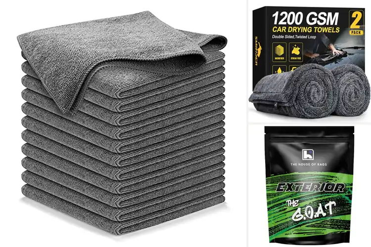 Detailed view of 10 Best Car Detailing Towels: Spotless Shine