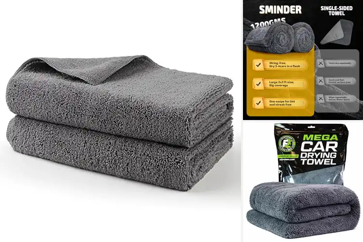 Detailed view of Best Car Drying Materials