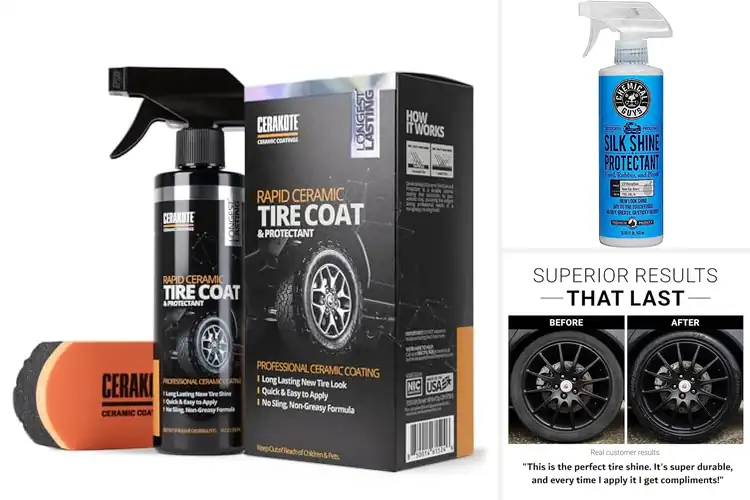Detailed view of Best Car Tire Restorers: Ultimate Shine & UV Protection