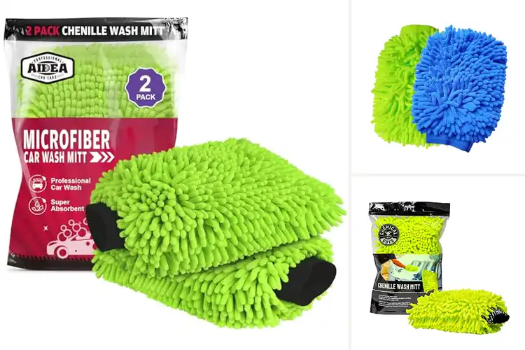 Detailed view of Best Car Wash Gloves: Spotless Shine, Effortless Cleaning
