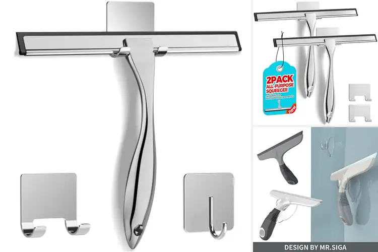 Detailed view of 10 Best Cleaning Squeegees for Shower Doors