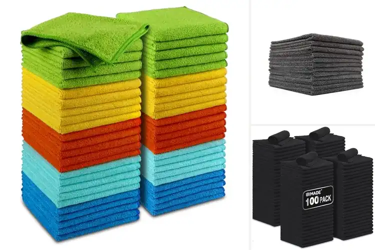 Detailed view of Best Commercial Grade Microfiber Towels Value Pack