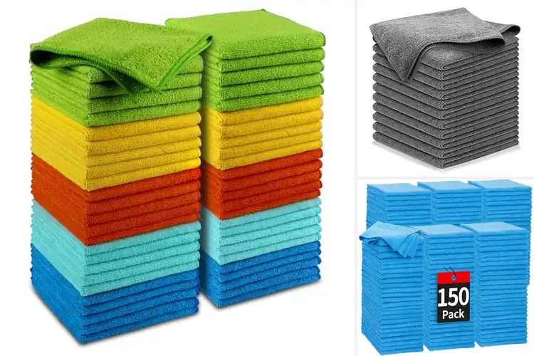 Detailed view of 10 Best Commercial Microfiber Cloths: Effortless Shine