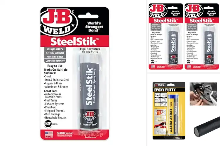 Detailed view of 10 Best DIY Metal Repair Putty Sticks: Fix Strong, Fast & Forever