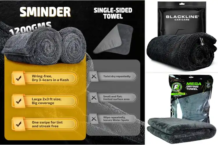 Detailed view of Best Durable Car Drying Towels
