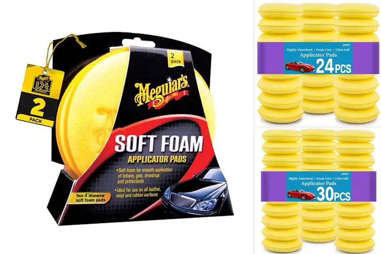 Detailed view of Best Foam Applicator Pads for Scratch-Free Shine & Grip