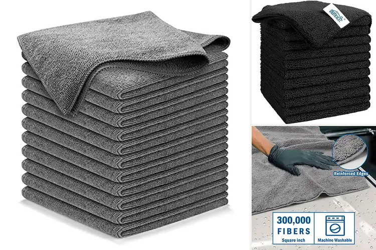 Detailed view of Best High-Absorbency Microfiber Towels