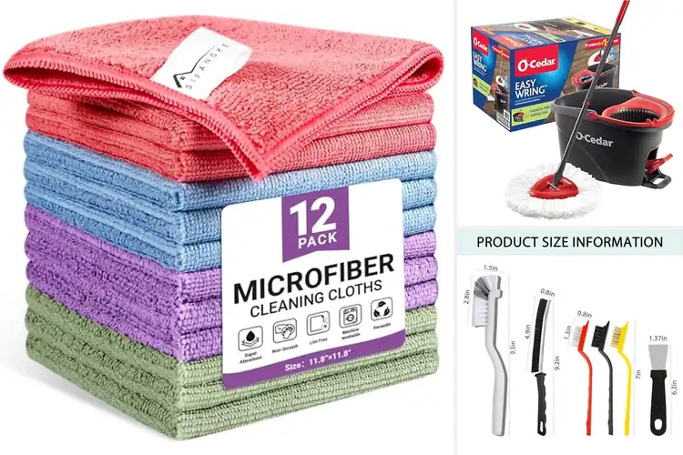 Detailed view of 10 Best Household Cleaning Tools for Effortless Shine