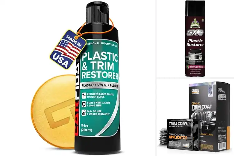 Detailed view of Best Interior Exterior Plastic Restorer