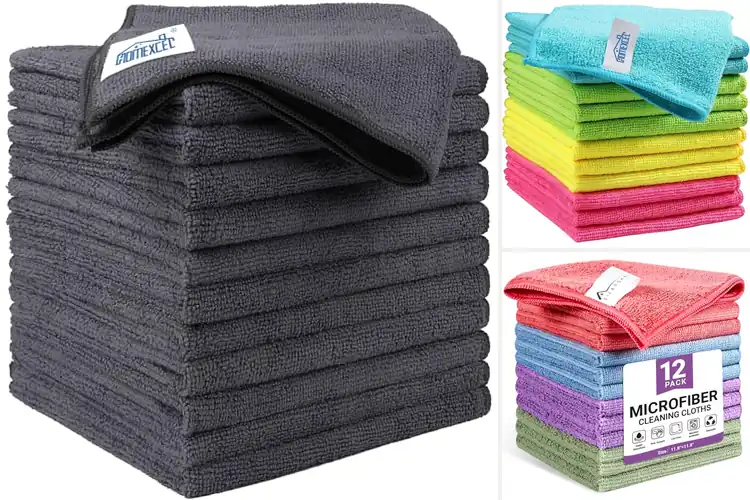 Detailed view of 10 Best Kitchen Microfiber Cloths for Effortless Cleaning
