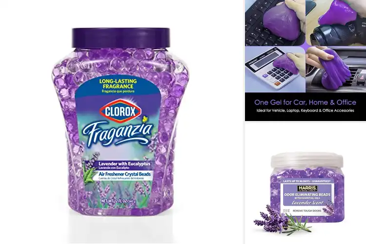 Detailed view of Best Lavender Scent Car Gel