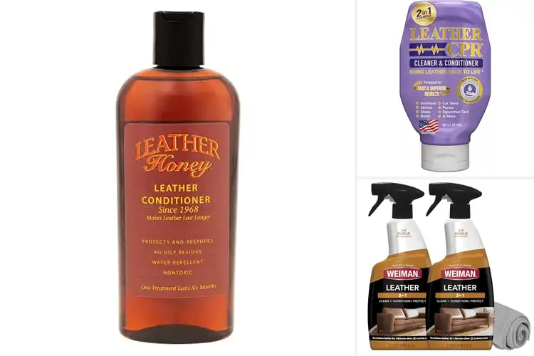 Detailed view of 10 Best Leather Furniture Conditioners: Revive Your Leather
