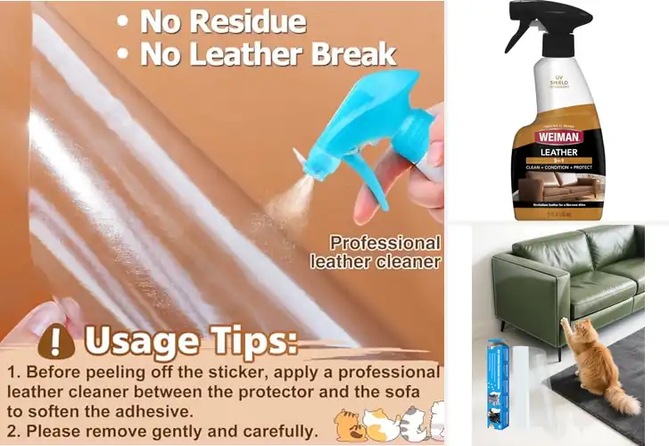 Detailed view of Best Leather Furniture Protectors