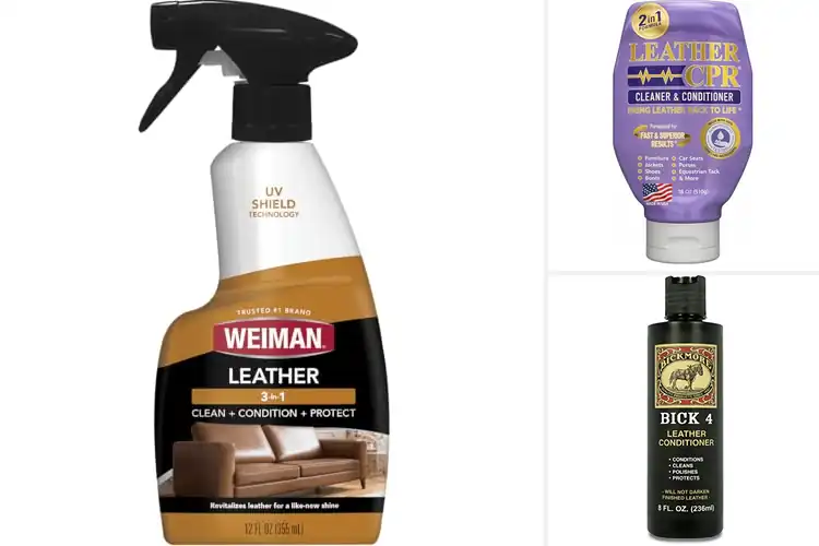 Detailed view of Best Leather Restoration Treatment