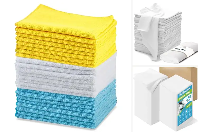Detailed view of 10 Best Lint Free Cleaning Rags for Effortless Sparkle