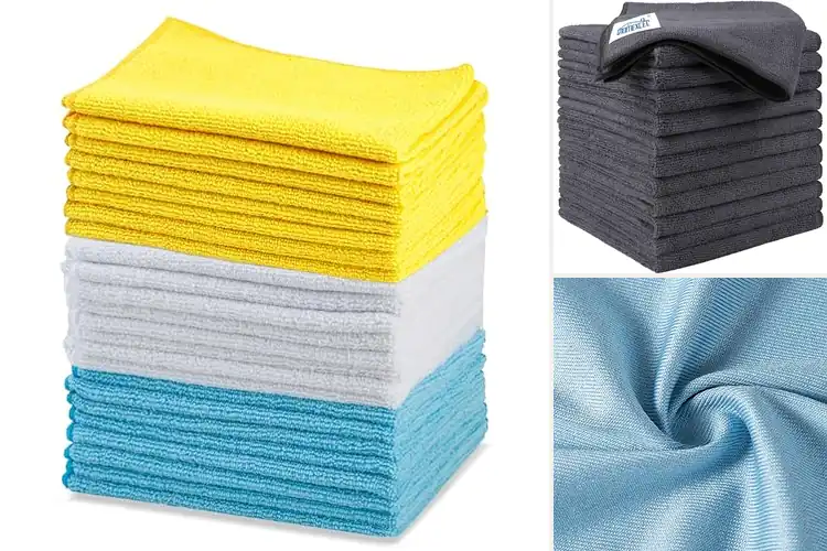 Detailed view of 10 Best Lint Free Microfiber Cleaning Cloths for Fast Clean