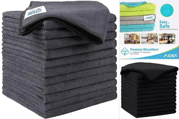 Detailed view of Best Lint Free Streak Free Cleaning Rags for Cars