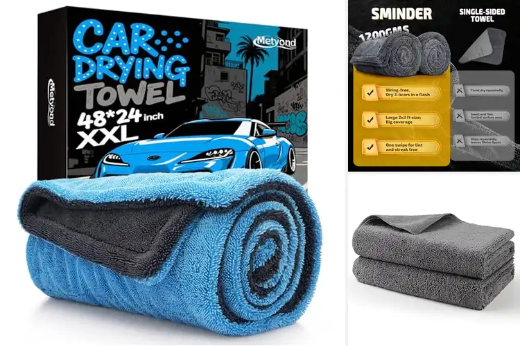 Detailed view of Best Machine Washable Car Towels