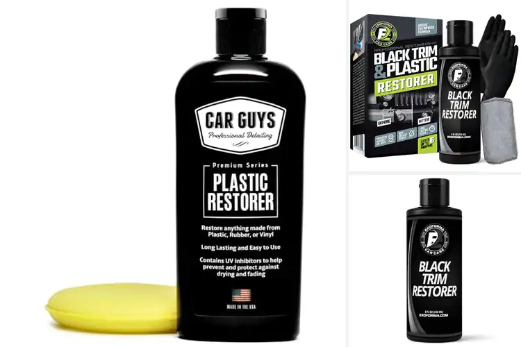 Detailed view of 10 Best Made In USA Trim Restorer: Shine & Protect