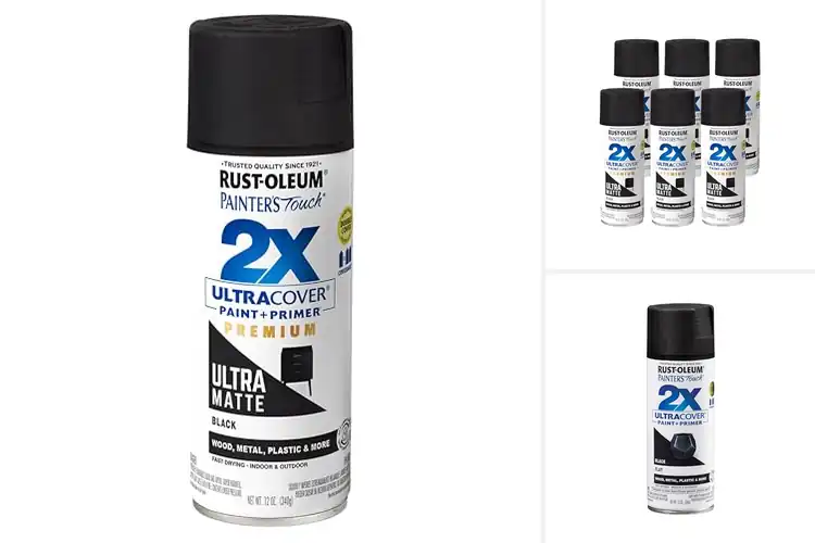 Detailed view of Best Matte Black Spray Paints