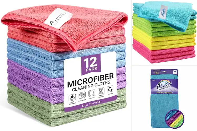 Detailed view of 10 Best Microfiber Cleaning Cloths for Household Use