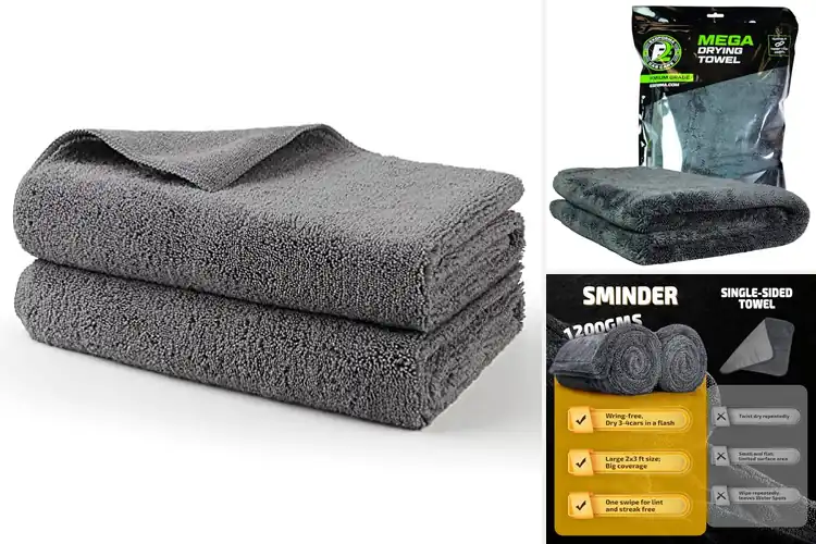 Detailed view of Best Non Abrasive Car Drying Towels