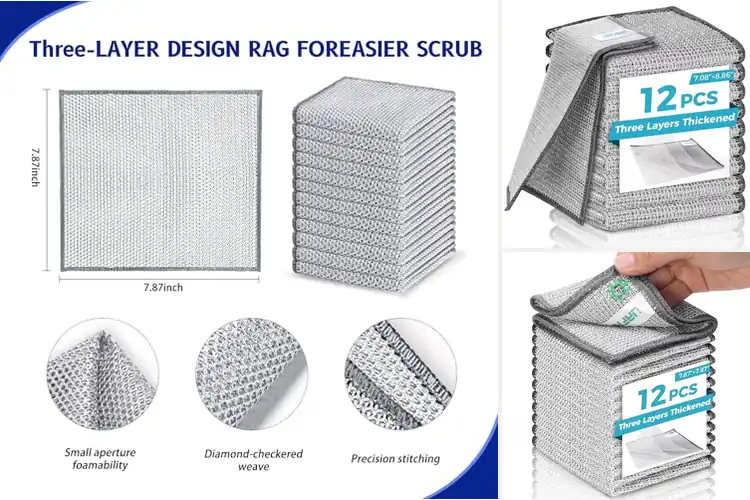 Detailed view of Best Non Scratching Cleaning Cloths