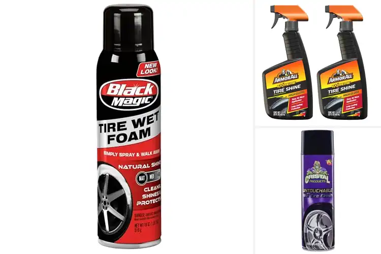 Detailed view of Best One Step Tire Treatment: Ultimate Shine & Protection