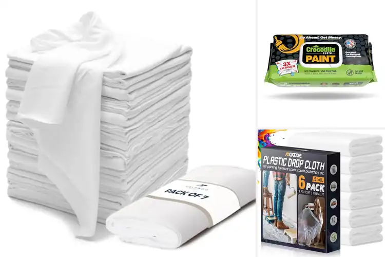 Detailed view of 10 Best Paint-Safe Cloths for a Mess-Free Painting Experience
