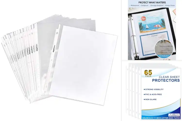 Detailed view of 10 Best Plastic Protectors: Safeguard Papers Effortlessly