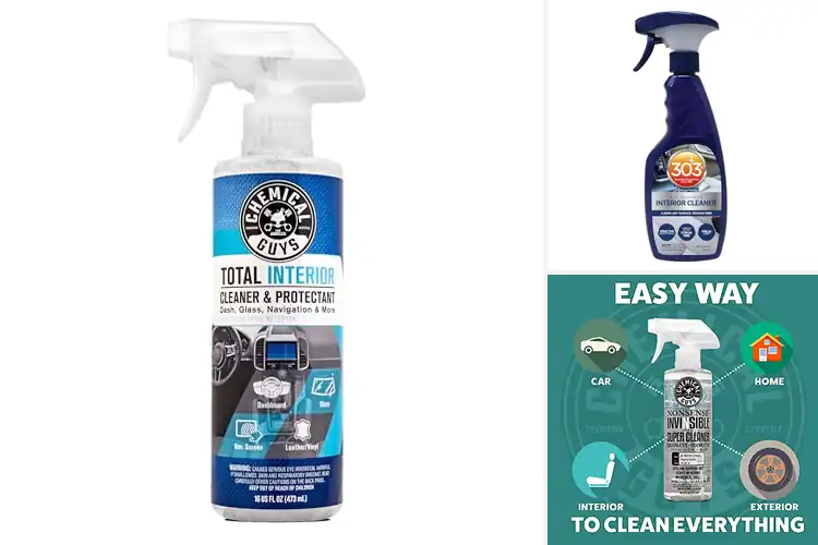 Detailed view of Best Residue Free Interior Cleaners