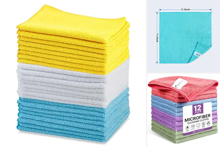 Detailed view of 10 Best Reusable Microfiber Cleaning Cloths — Save Time & Money