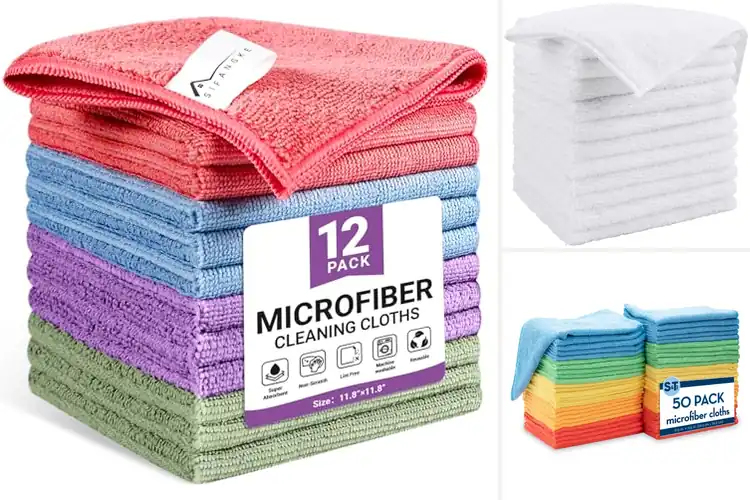 Detailed view of 10 Best Reusable Microfiber Rags — Clean Smarter & Greener
