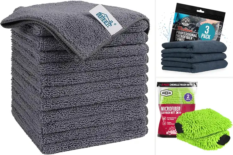 Detailed view of 10 Best Scratch Free Car Washing Cloths for a Flawless Shine