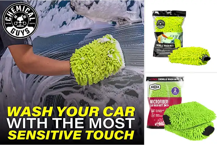 Detailed view of Best Scratch-Free Wash Mitts: Top 10 for a Swirl-Free Shine