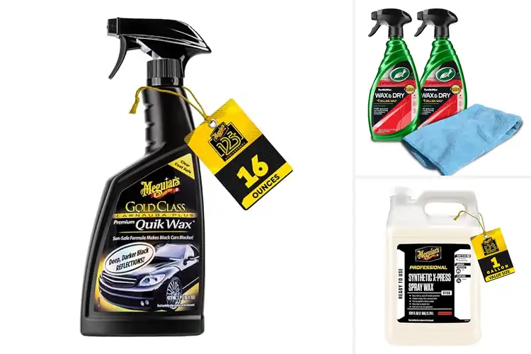 Detailed view of Best Spray Waxes