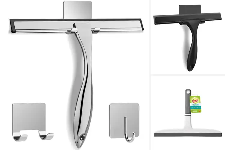 Detailed view of Best Squeak-Free Shower Squeegees