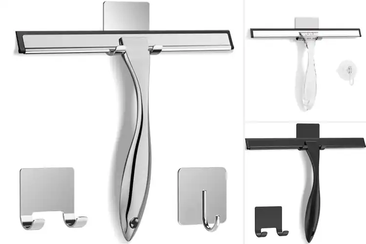 Detailed view of 10 Best Squeegee With Adhesive Hooks: Streak-Free Shine