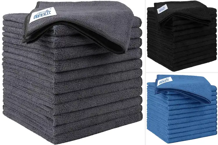 Detailed view of 10 Best Streak Free Car Cleaning Rags: Flawless Shine, Zero Lint