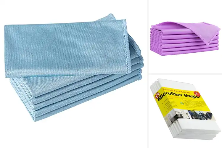 Detailed view of Best Streak Free Glass Cleaning Cloths
