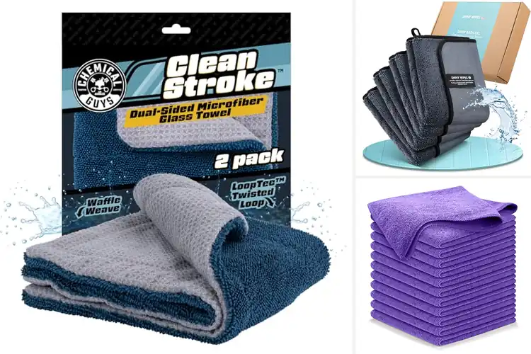 Detailed view of 10 Best Swirl Free Mirror Shine Towels