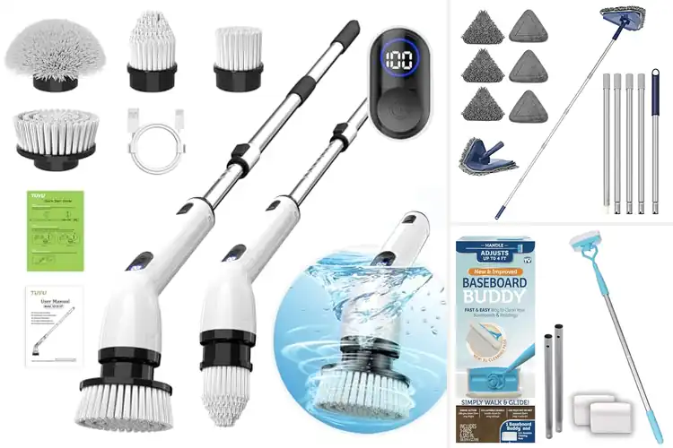Detailed view of Best Tile Wall Cleaning Tools